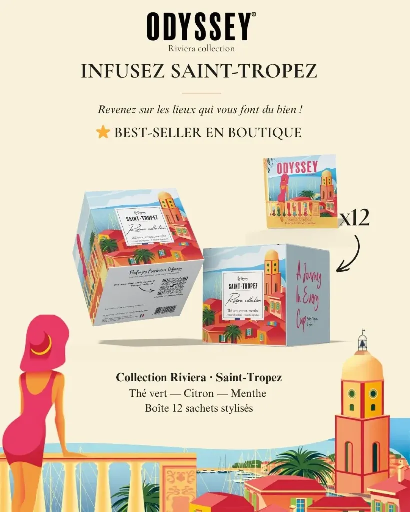 Saint-Tropez N°1 - Riviera Collection - 12 Sachets  ( Carton de 12 )